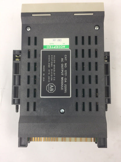 ALLEN BRADLEY 1777-OA AC OUTPUT MODULE 120V