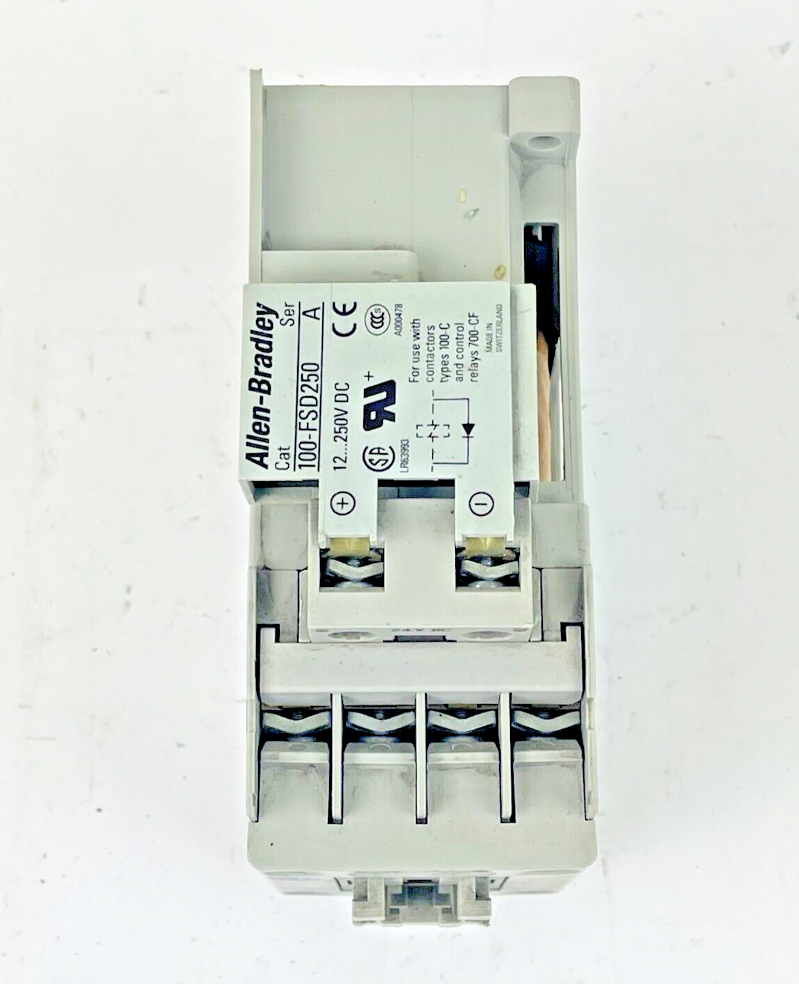 ALLEN BRADLEY - 700-CF310Z* SER. A 25VDC COIL - 100-S SER. B - 100-FSD250 SER. A
