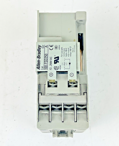 ALLEN BRADLEY - 700-CF310Z* SER. A 25VDC COIL - 100-S SER. B - 100-FSD250 SER. A