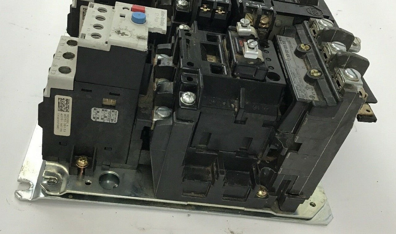 ALLEN BRADLEY 520E-BOD-A2G-A2G SIZE 1 REV STARTER 600VAC 27A 7.5HP COIL 120V