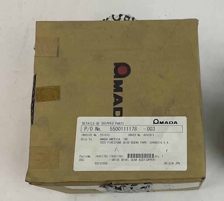 AMADA 74451785 DRIVE BEVEL GEAR ASSY UPPER  6813105D