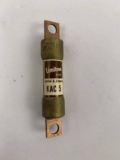 Bussmann Limitron KAC5 5A 600V Fuse "Lot of 10"