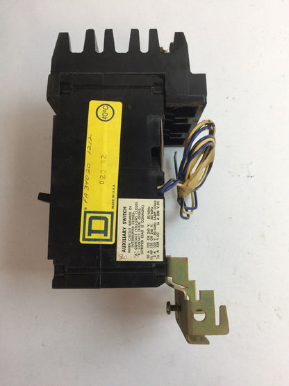 SQUARE D FA340201212 CIRCUIT BREAKER 20AMP 3POLE 480VAC