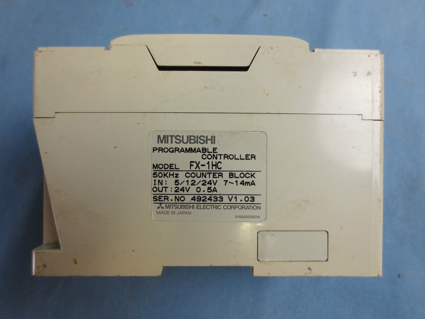 MITSUBISHI FX-1HC PROGRAMMABLE CONTROLLER / COUNTER BLOCK