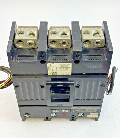 GE - TJJ436125 - CIRCUIT BREAKER W/ 125A TRIP + SEE BELOW - 125A, 600VAC, 3 POLE