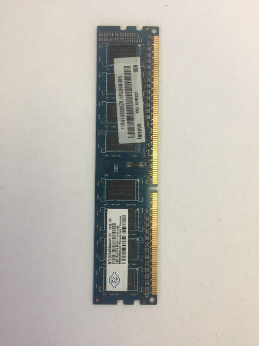 NANYA NT1GC64B88A0NF-BE 0936.TW 1GB MEMORY 1RX8.PC3-8500U.7-10-A0.1066