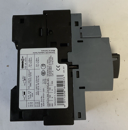 SIEMENS 3RV2011-1EA15 CIRCUIT BREAKER 52A CAT.A