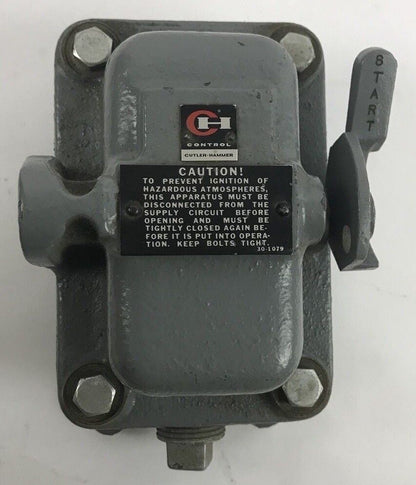 Cutler Hammer 10250H2734A STDUTY Class I Group D/Class II Group EFG LIMIT SWITCH
