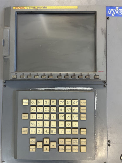 FANUC CONTROL PANEL A02B-0281-B503 CONTROL DISPLAY PANEL A02B-0281-C126 KEYBOARD