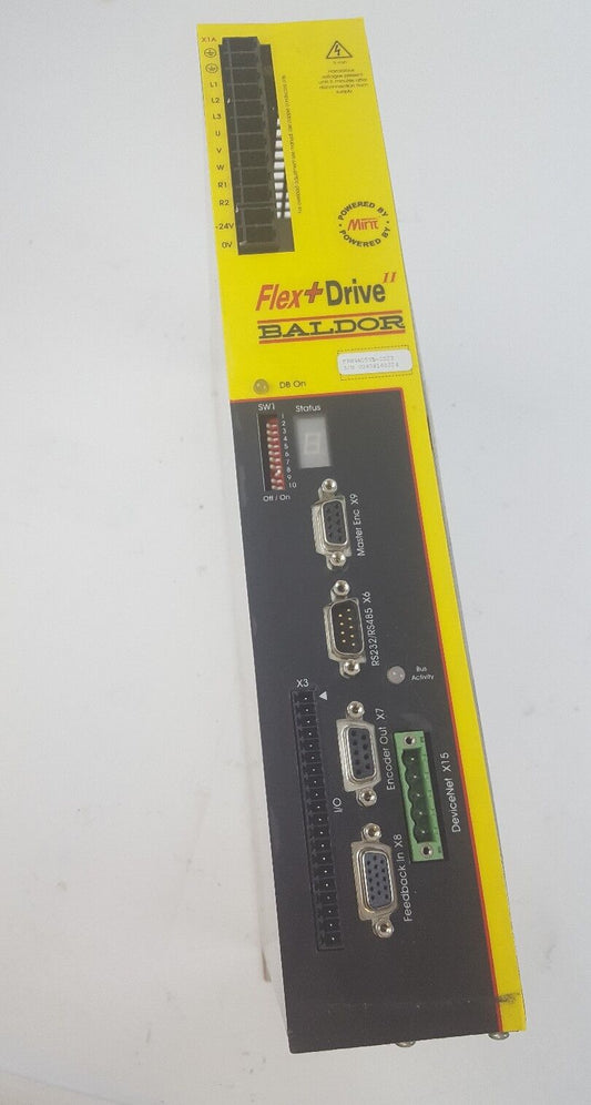 BALDOR FLEX+ DRIVE II FPH4A05TB-DD23, SERVO DRIVE, USED