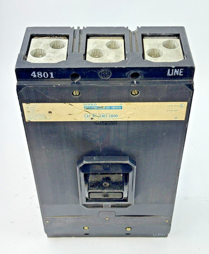 ITE / GOULD - KM3S800 - MOLDED CASE CIRCUIT BREAKER - 3 POLE/800A/600 VAC