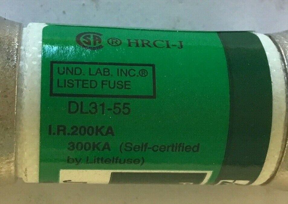 LITTLEFUSE JTD 8/10 POWR-GARD FUSE 8/10A 600VAC CLASS J TIME DELAY ***LOTOF5***