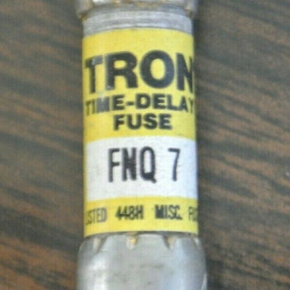 LOT of 3 / BUSS FNQ7 TIME-DELAY FUSE 7A / 500V / NEW SURPLUS