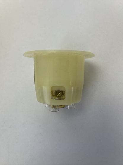 HUBBELL 2535 TWIST-LOCK FLANGED INLET 4POLE 5WIRE GROUNDING 20A 347/600V