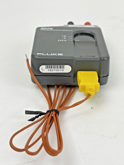 FLUKE - 80TK - THERMOCOUPLE MODULE - THEMOCOUPLE CONVERTER WITH K-TYPE THERMOCOU