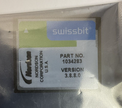 NORDSON 1034283 VERSION 3.8.8.0 SWISSBIT SFCF2048H1BK1TO-I-DT-553-SMA COMPACT