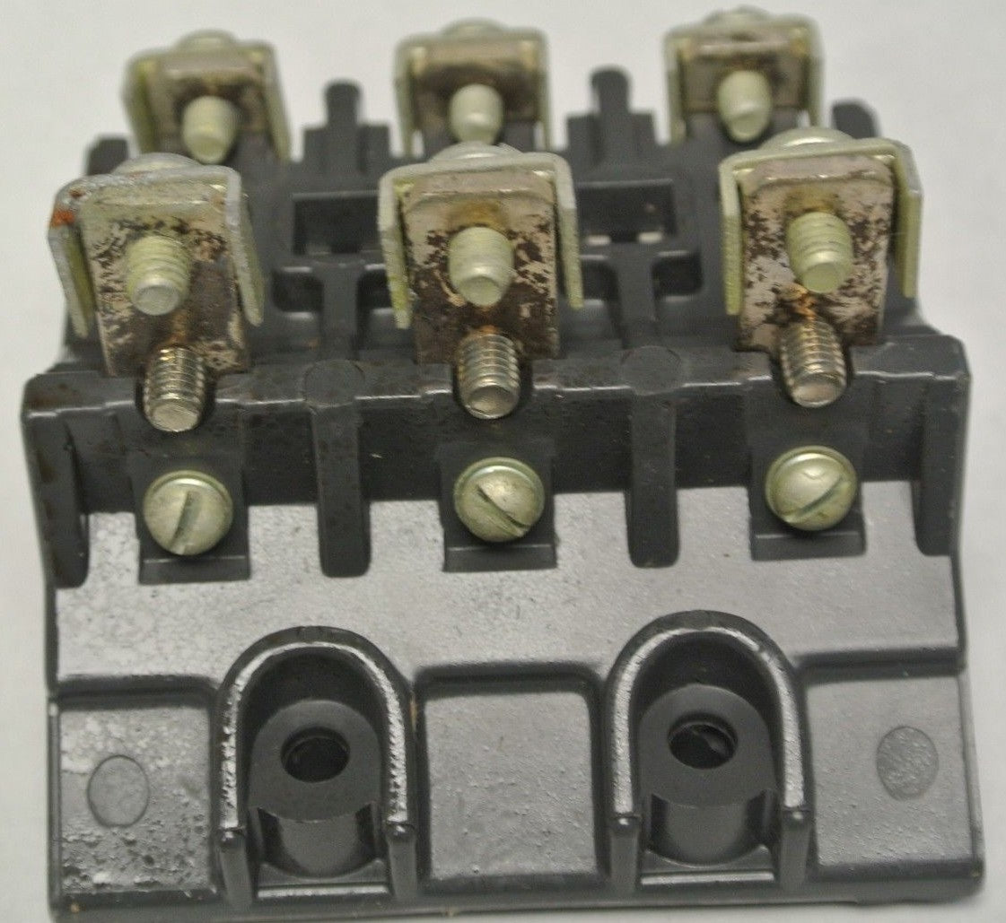 ALLEN-BRADLEY X-232222 STATIONARY CONTACT BLOCK / SIZE 1 / 3P / for CONTACTORS