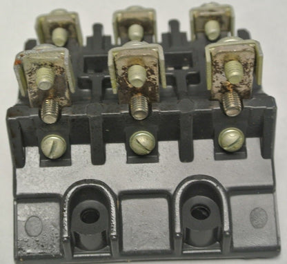 ALLEN-BRADLEY X-232222 STATIONARY CONTACT BLOCK / SIZE 1 / 3P / for CONTACTORS