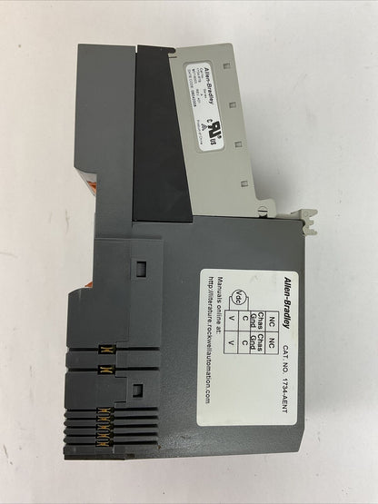 ALLEN BRADLEY 1734-AENT SER A REV01  F/W 2.003 ETHERNET/IP I/O ADAPTER