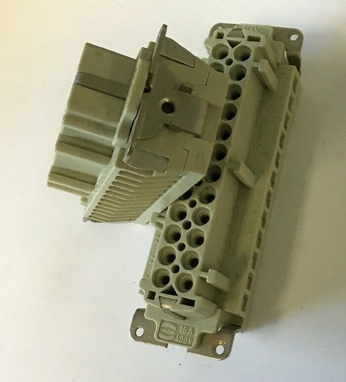 HARTING HAN E24F TERMINAL CONNECTOR FEMALE 24 SOCKET 16AMP 400V***LOTOF2***