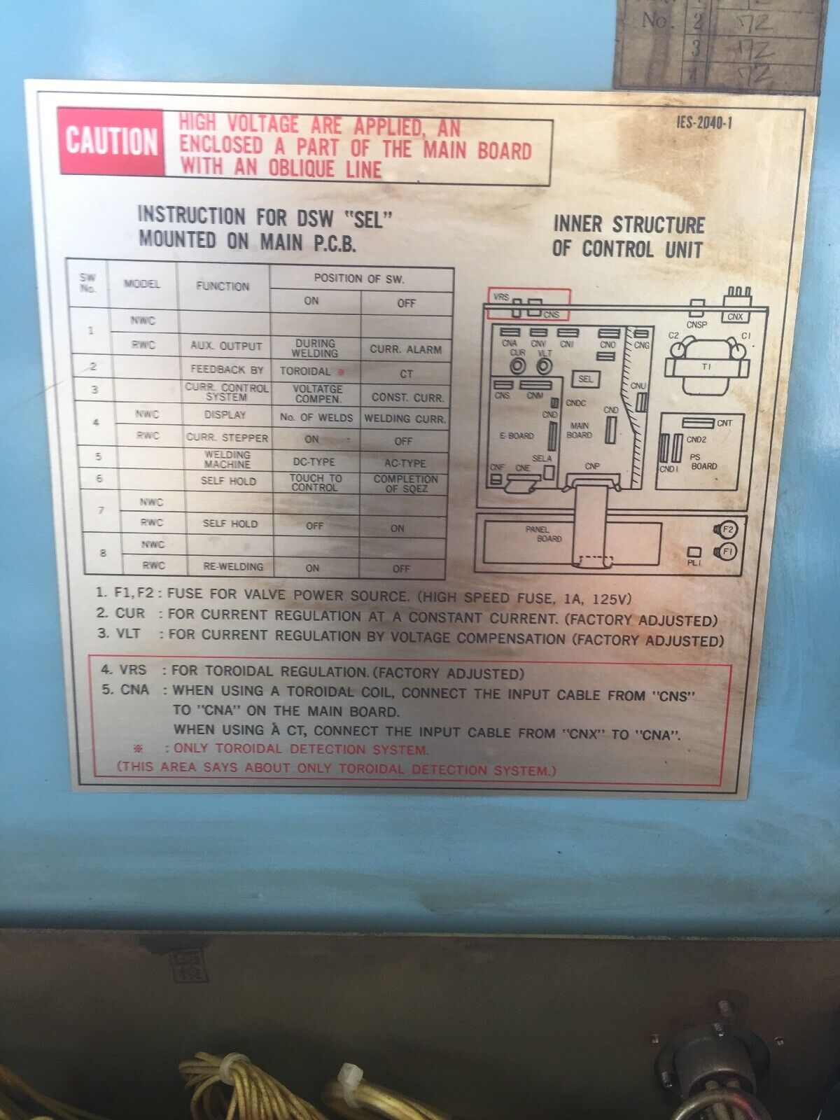 DENGENSHA NWC-21PC-E WELD TIMER DECOMSTAR21