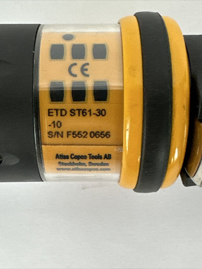 ATLAS COPCO ETD ST61-30-10 NUTRUNNER LEBBERING 80331108 0.6860IN