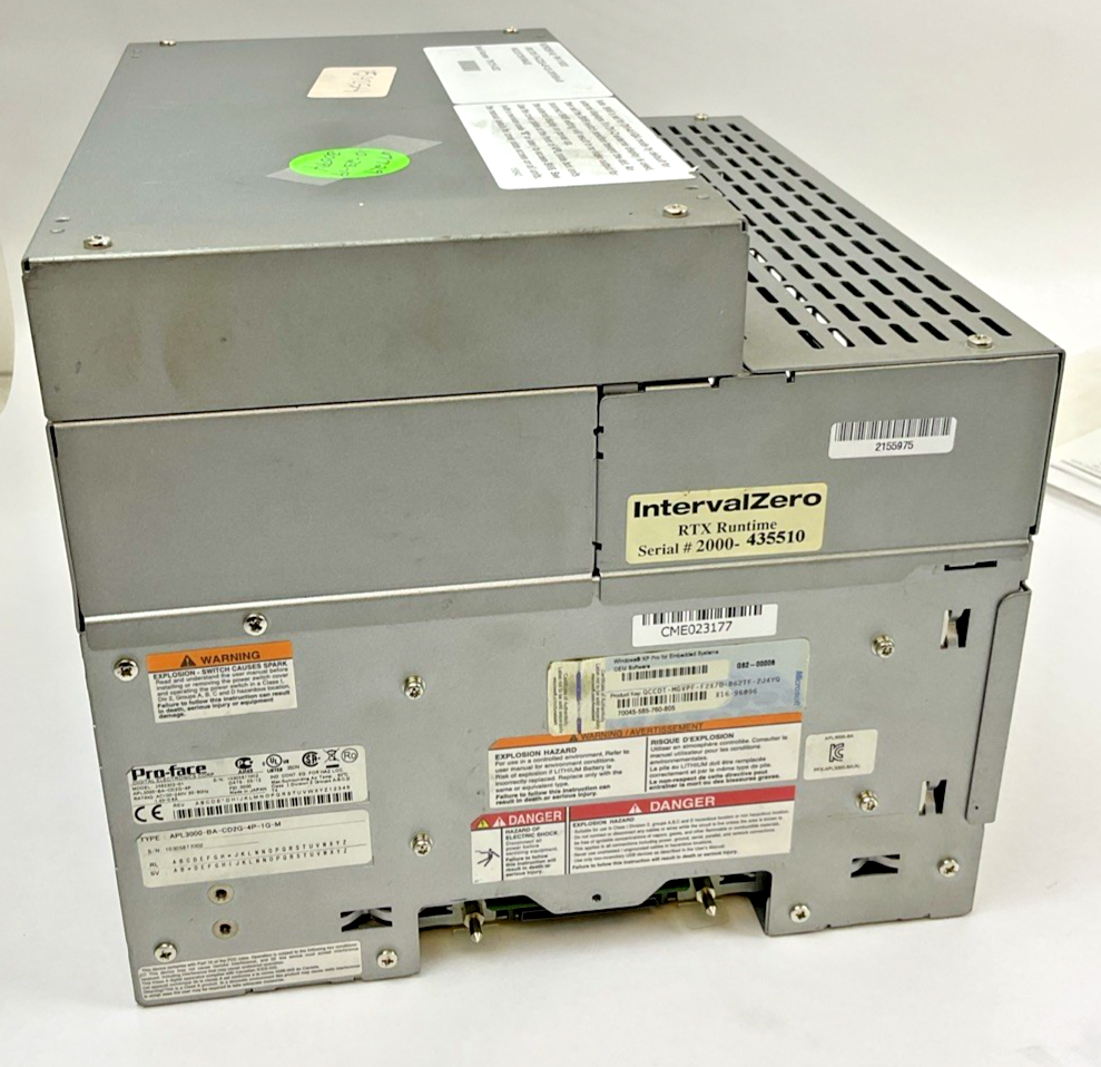 PROFACE 358302-01 INDUSTRIAL PROCESSOR UNIT / INDUSTRIAL PC APL3000-BA-CD2G-4P