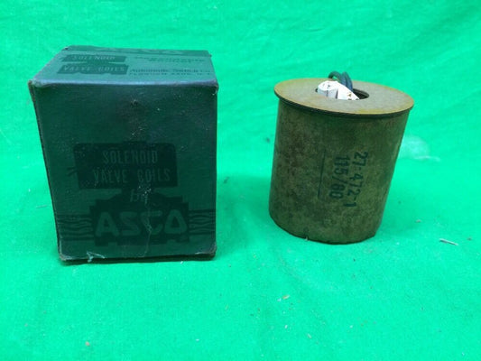 ASCO 27-472-1 SOLENOID VALVE COIL 115V/60