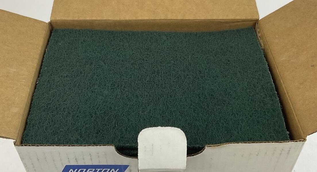 NOTRON 662610 79600 GREEN SCOURING PAD 6" X 9" ***LOTOF20***