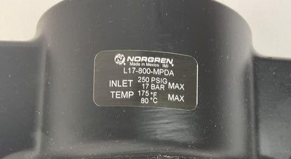 NORGREN L17-800-MPDA MICRO-FOG LUBRICATOR 250PSIG 17BAR