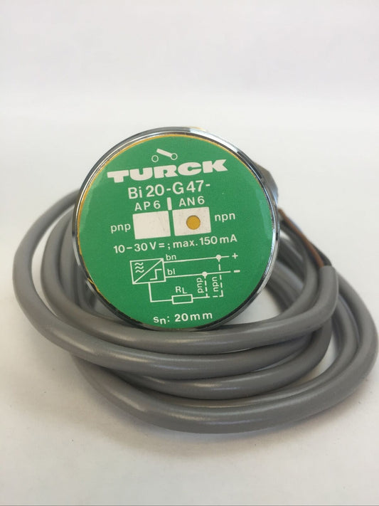 TURCK BI20-G47-AN6 PROXIMITY SENSOR 10-30VDC 150mA