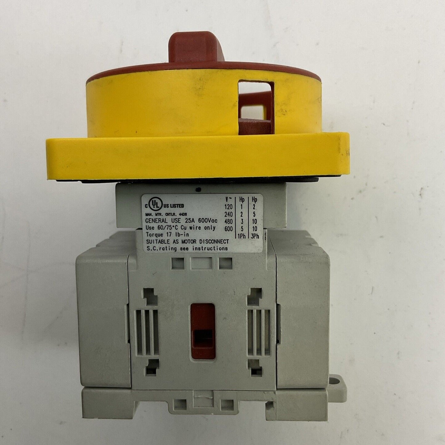 ALLEN BRADLEY 194E-E25-1753 SER B LOAD SWITCH 600VAC 25A
