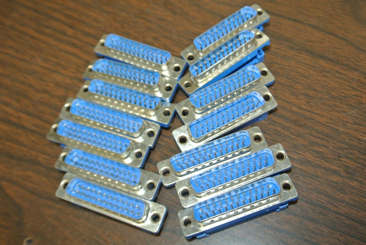 LOT of 14 25-PIN D-SUB MALE & 14 25-PIN D-SUB FEMALE CONNECTORS / NEW SURPLUS