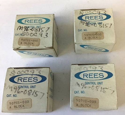 REES 50701-000 CONTACT BLOCK A 600VAC 120VDC HEAVY DUTY ****LOTOF4****