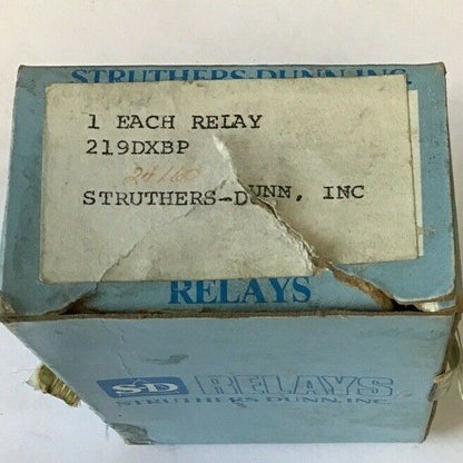 STRUTHERS-DUNN 219DXBP RELAY 120VAC 10A