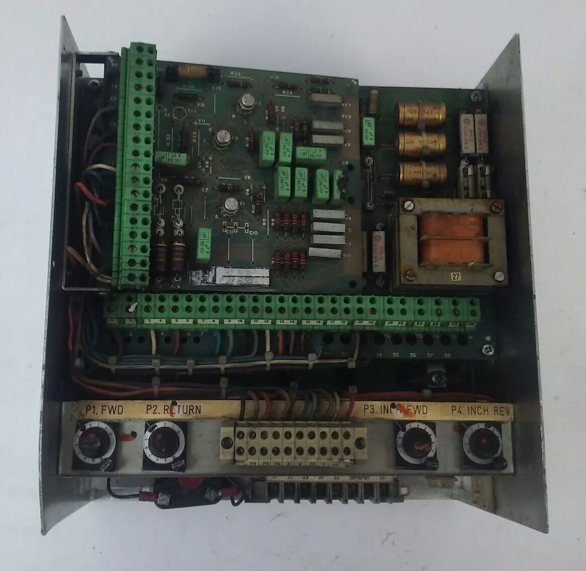 STYRKONSULT AB 40956-19 DC DRIVE MISSING PLASTIC LEG THAT HOLDS UP TOP BOARD