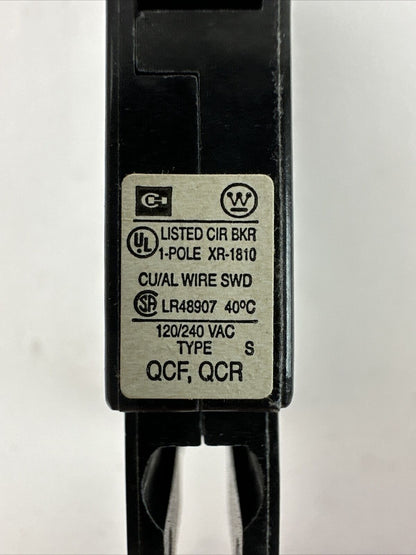 CUTLER HAMMER QCR1015T CIRCUIT BREAKER 15A 120/240VAC 1POLE