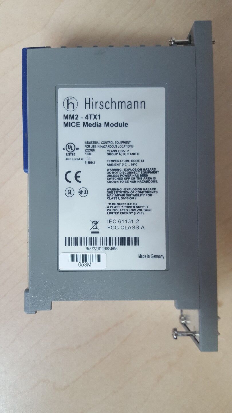 HIRSCHMANN MM2-4TX1 MICE MEDIA MODULE