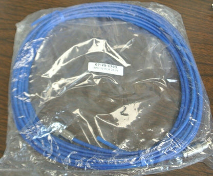 07-20-1793 / BNC MALE to RCA MALE 25-FOOT CABLE - NEW SURPLUS in PACKAGE - BLUE
