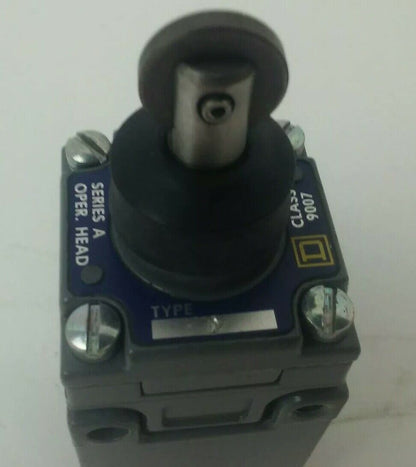 SQUARE D C54D CO54 CLASS 9007 SER. A LIMIT SWITCH TYPE 6P TYPE CT-54 TYPE D HEAD