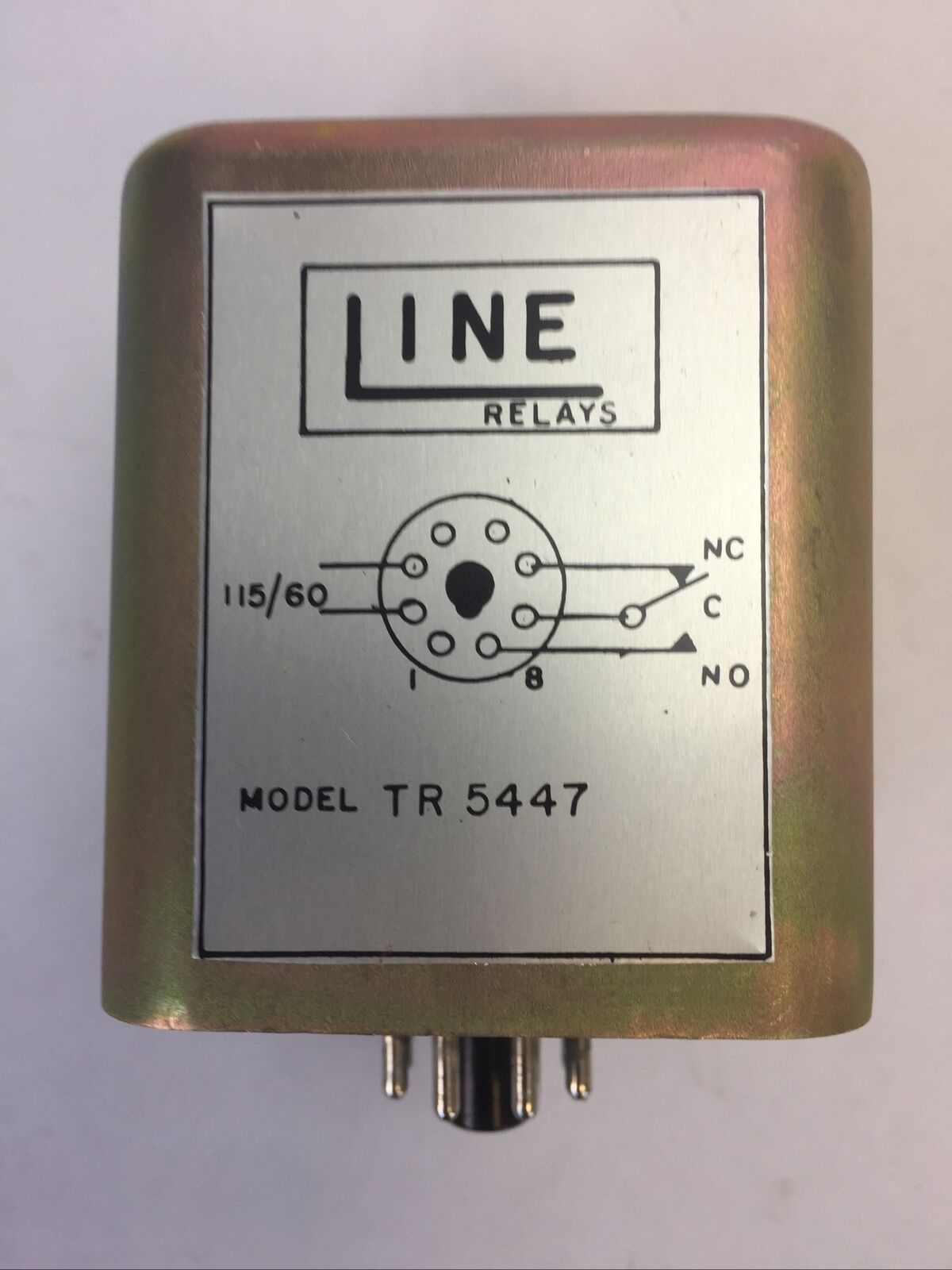 LINE ELECTRIC TR5447 RELAY 115V AMERCON COMPANY