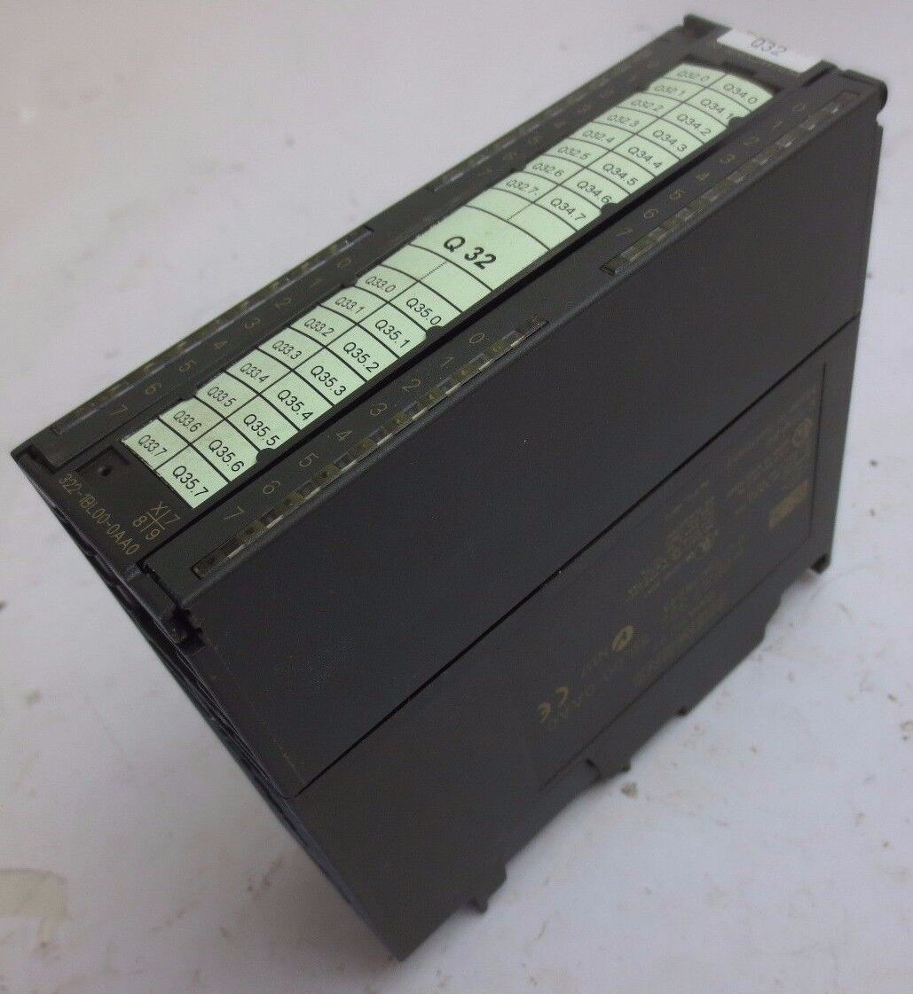 SIEMENS 1P 6ES7322-1BL00-0AA0 SIMATIC S7 DIGITAL OUTPUT MODULE - 32 PT, 24VDC