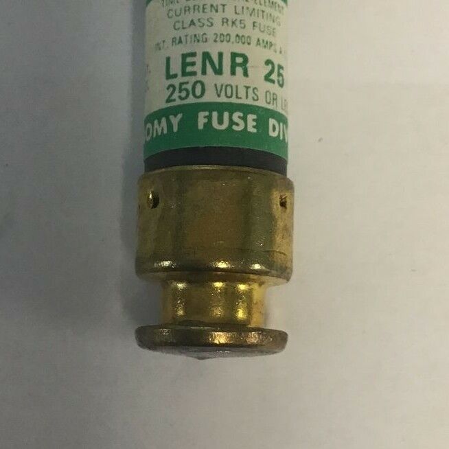 ECONOMY LENR 25 FUSE CLASS RK5 ECON-LIMITER 250VAC 25A ***LOTOF10***
