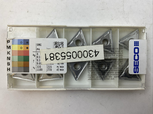 SECO TNMG220408-M5 TP3501 TNMG432-M5 CARBIDE INSERT (BOX OF 9)