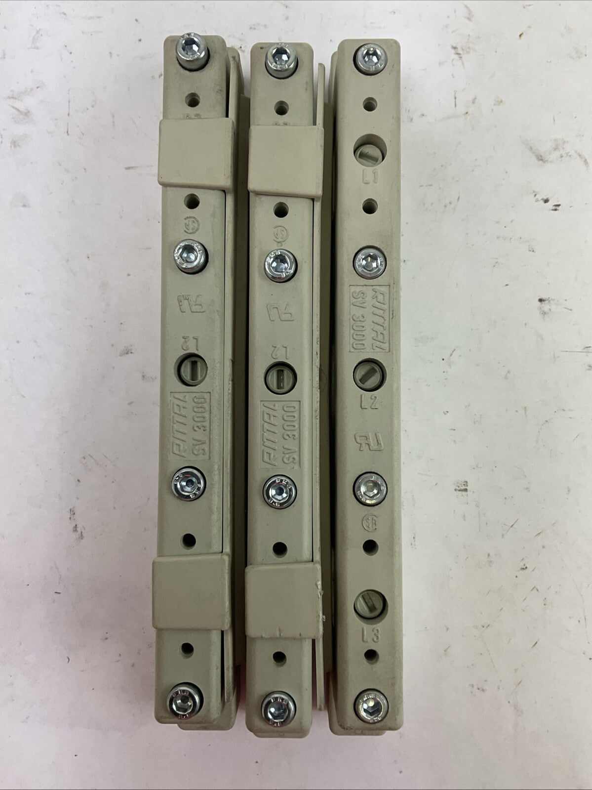 RITTAL SV 3000 BUS BAR HOLDER (LOT OF 3)