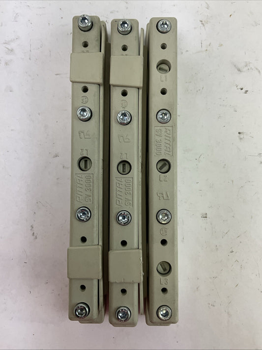 RITTAL SV 3000 BUS BAR HOLDER (LOT OF 3)