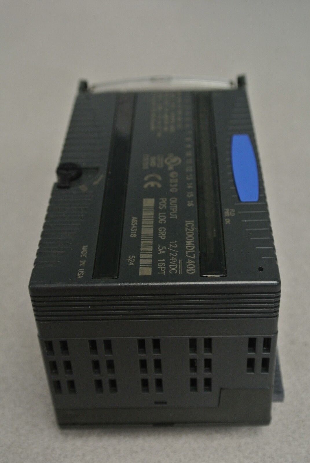 FANUC IC200MDL740D / OUTPUT MODULE / 12/24VDC / .5A / 16PT / POS LOG GRP
