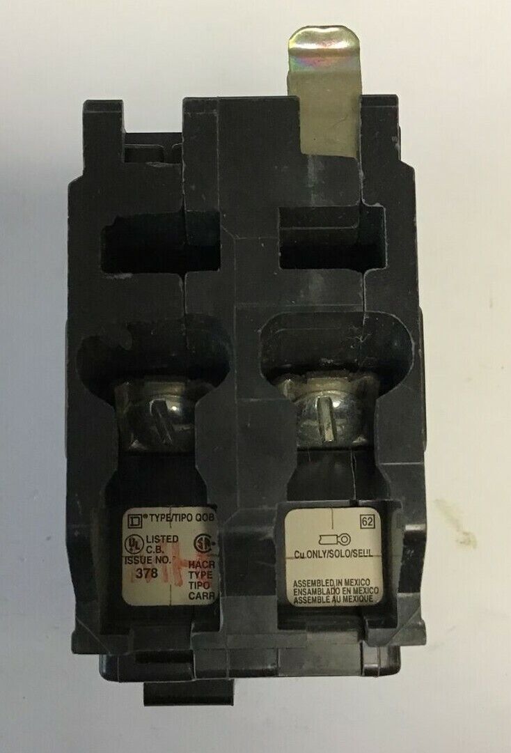 SQUARE D QOB2105237 CIRCUIT BREAKER 10A 120/240VAC 2POLE