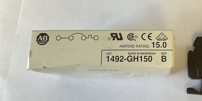 ALLEN BRADLEY 1492-GH150 MINIATURE CIRCUIT BREAKER 15A SER.B