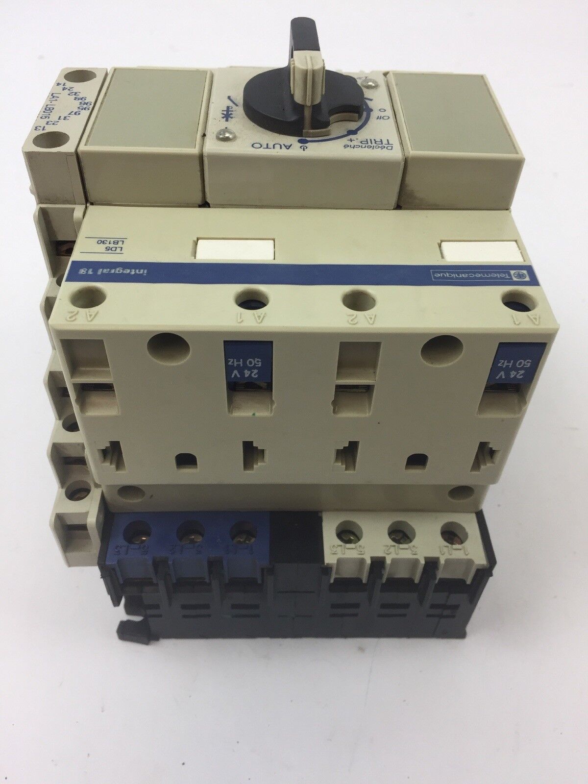 TELEMECANIQUE LD5LB130 REVERSING STARTER WITH LA1-LB015